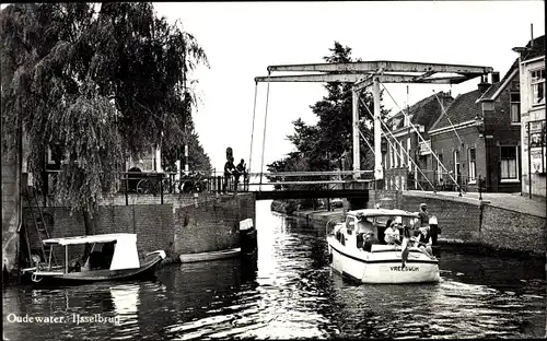 Ak Oudewater Utrecht Niederlande, Ijsselbrug