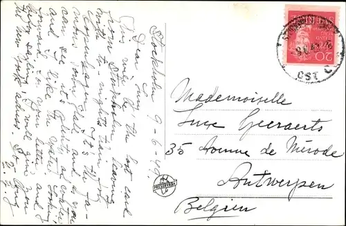 Ak Stockholm Schweden, Stadshuset fran Söder