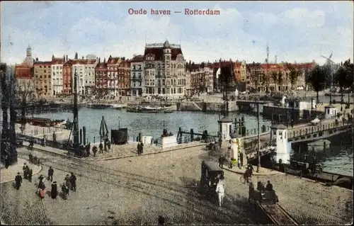 Ak Rotterdam Südholland Niederlande, Oude Haven