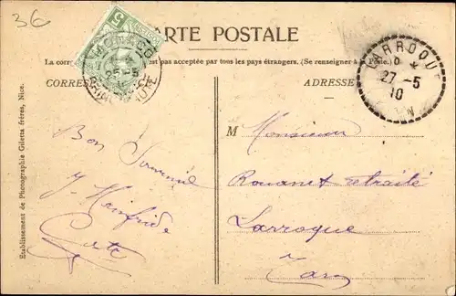 Ak Monaco, Vue generale de la Principaute