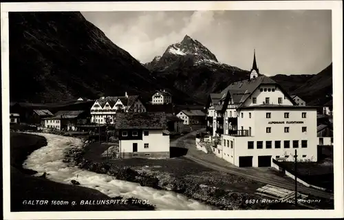 Ak Galtür in Tirol, Ballunspitze