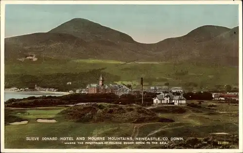 Ak Newcastle Co. Down Nordirland, Slieve Donard Hotel and Mourne Mountains