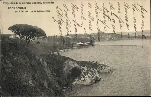 Ak Santander Kantabrien Spanien, Playa de la Magdalena