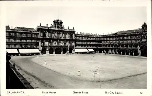 Ak Salamanca Kastilien und León Spanien, Plaza Mayor