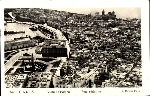 Ak Cádiz Andalusien, Vista de Pájaro