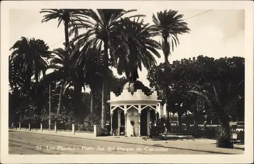 Ak Las Palmas de Gran Canaria Kanarische Inseln, Porte Sur del Parque de Cervantes