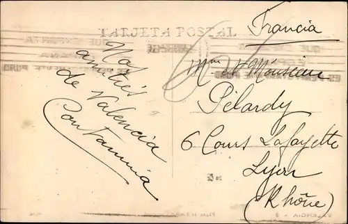 Ak Valencia Stadt Spanien, Plaza de Emilio Castelar