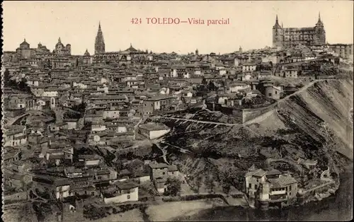 Ak Toledo Kastilien La Mancha Spanien, Totale