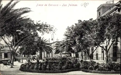 Ak Las Palmas de Gran Canaria Kanarische Inseln, Plaza de Cairasco