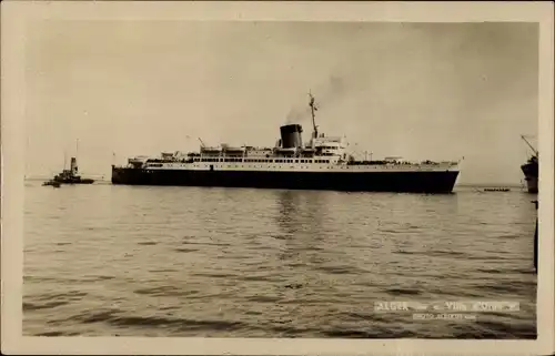 Ak Algier Alger Algerien, Paquebot Ville d'Oran, CGT