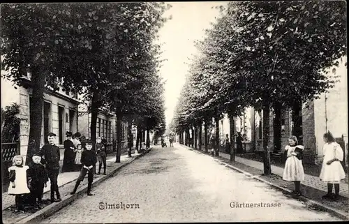 Ak Elmshorn in Holstein, Gärtnerstraße