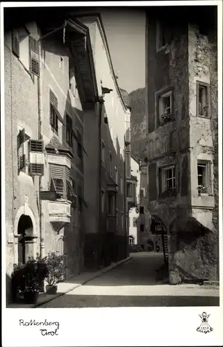 Ak Rattenberg in Tirol, Straßenpartie
