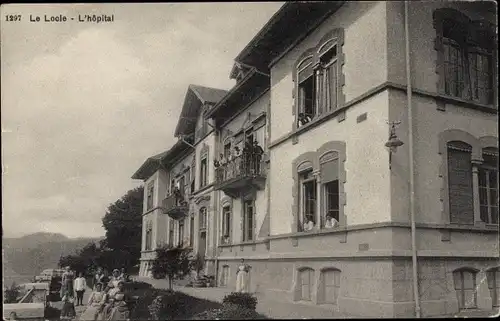 Ak Le Locle Kt Neuenburg, L'Hopital