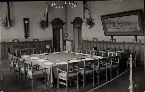 Foto Ak Locarno Kanton Tessin Schweiz, Saal der Konferenz von Locarno 1925