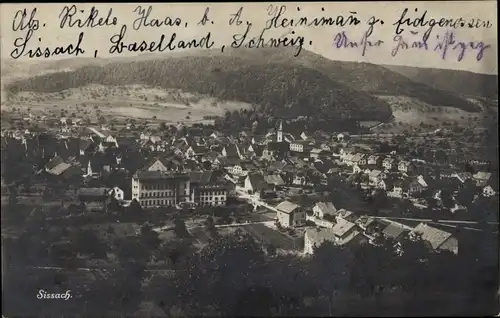 Ak Sissach Kanton Basel Land Schweiz, Panorama