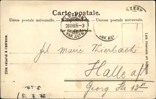 Ak Luzern Stadt Schweiz, Nölliturm, Frauen waschen Kleidung, Wäsche