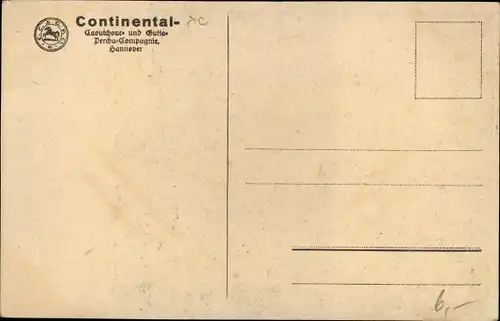 Ak Deutsche Helden, Generalfeldmarschall Paul von Hindenburg, Portrait, Reklame, Continental