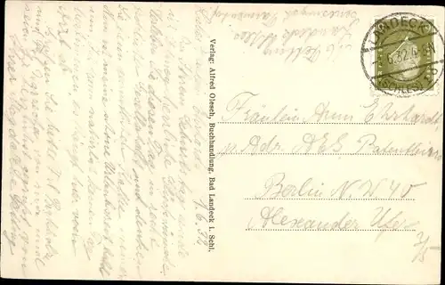 Ak Lądek Zdrój Bad Landeck Schlesien, Johannesbrücke