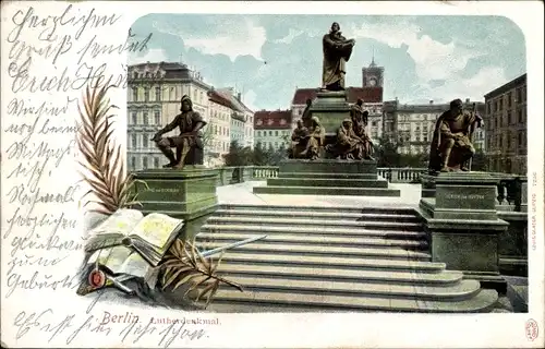Ak Berlin Mitte, Lutherdenkmal