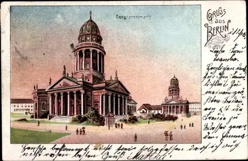 Litho Berlin Mitte, Gendarmenmarkt