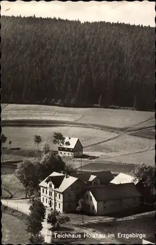 Ak Holzhau Rechenberg Bienenmühle Erzgebirge, Teichhaus