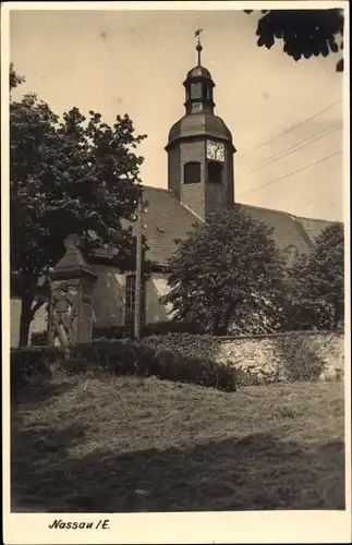 Ak Nassau Frauenstein im Erzgebirge, Kirche