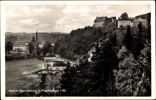 Ak Frankenberg in Sachsen, Schloss Sachsenburg