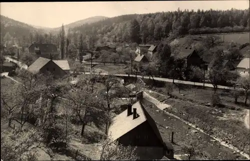 Foto Ak Bahra Langenhennersdorf Bad Gottleuba-Berggießhübel in Sachsen, Ortsansicht