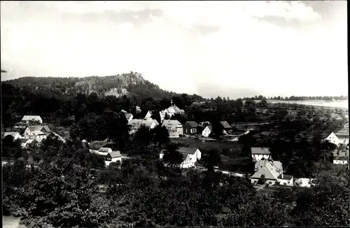 Ak Thürmsdorf Struppen Sächsische Schweiz, Panorama mit Bärenstein