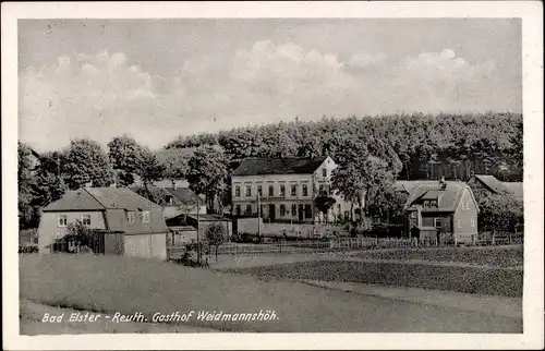 Ak Reuth Bad Elster im Vogtland, Gasthof Weidmannshöh