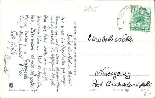 Ak Probstzella in Thüringen, Panorama