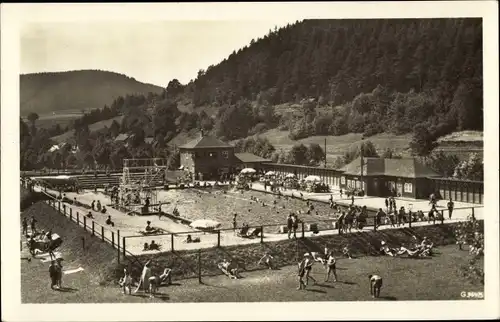 Ak Bad Leutenberg in Thüringen, Bad im Ilmtal