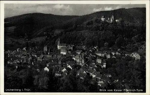 Ak Leutenberg in Thüringen, Blick vom Kaiser Friedrich Turm