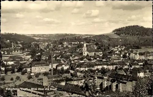 Ak Elsterberg an der Weißen Elster Vogtland, Panorama