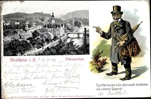 Ak Waldheim in Sachsen, Zschopauthal, Fritze Bliemchen