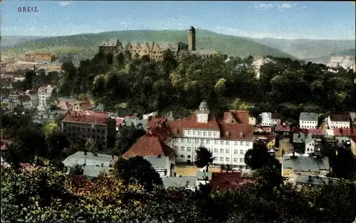 Ak Greiz im Vogtland, Panorama