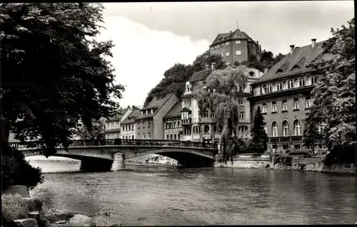 Ak Greiz im Vogtland, Friedensbrücke