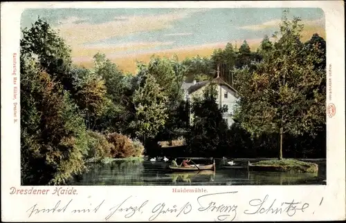 Ak Dresden Langebrück, Haidemühle