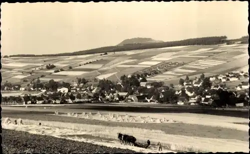 Ak Neudorf Sehmatal im Erzgebirge, Bärenstein, Panorama