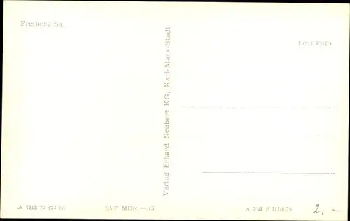 Ak Freiberg in Sachsen, Panorama