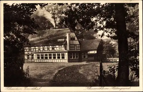 Ak Hohenstein Ernstthal in Sachsen, Klausmühle im Hüttengrund