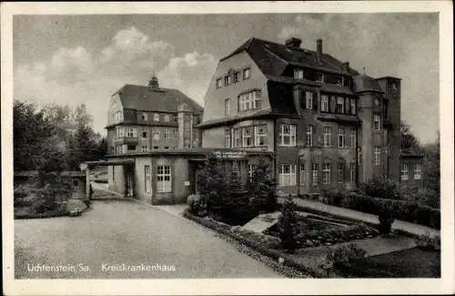 Ak Lichtenstein in Sachsen, Kreiskrankenhaus