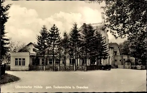 Ak Ullersdorf Radeberg in Sachsen, Ullersdorfer Mühle, Todenmühle