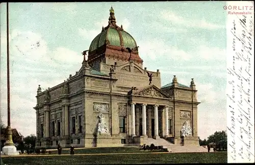 Ak Görlitz in der Lausitz, Ruhmeshalle