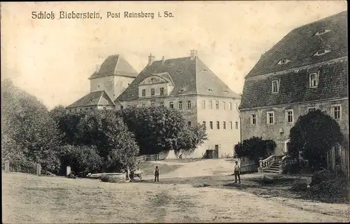 Ak Bieberstein Reinsberg in Sachsen, Schloss Bieberstein