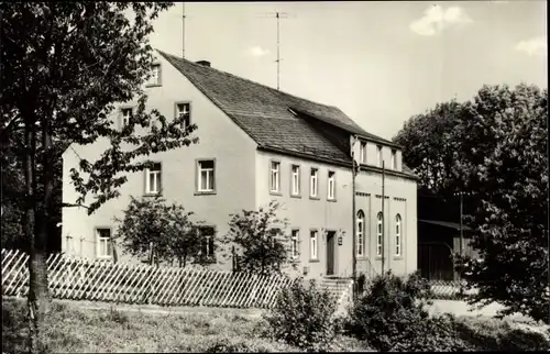 Ak Wolfsgrund Dorfchemnitz in Mittelsachsen, Ferienheim des VEB Schwermaschinenbau Magdeburg