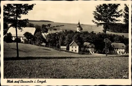 Ak Clausnitz Rechenberg Bienenmühle im Erzgebirge, Panorama