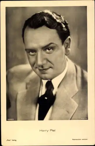 Ak Schauspieler Harry Piel, Portrait