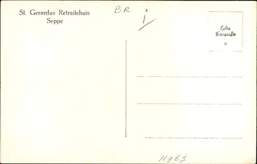 Ak Seppe Bosschenhoofd Nordbrabant Niederlande, St. Gerardus Retraitehuis