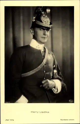 Ak Schauspieler Harry Liedtke in Uniform, Ross Verlag 7287/1
